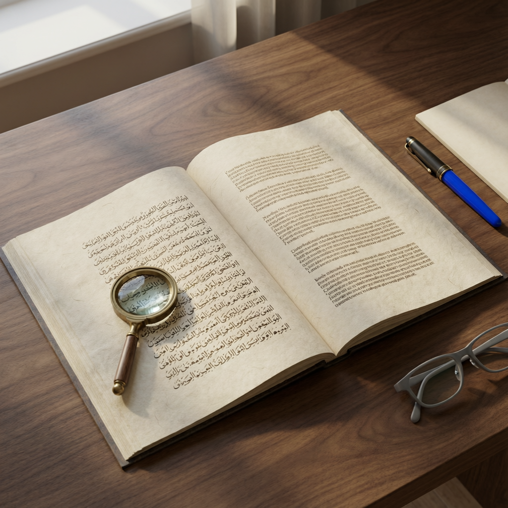 Doing that work requires having the primary source in hand rather than relying on paraphrase. Anyone